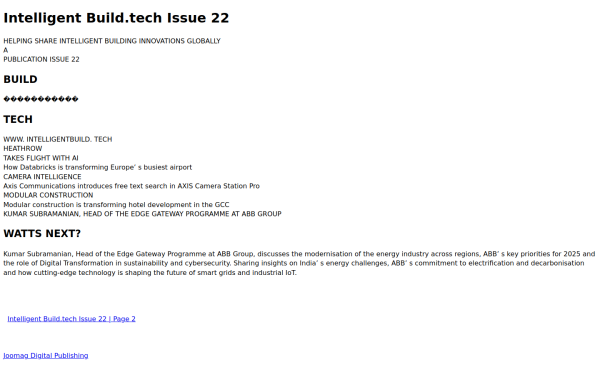 magazine.intelligentbuild.tech