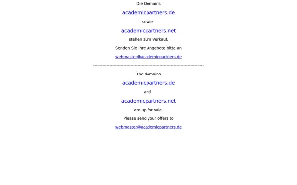 academicpartners.de