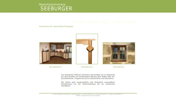 massivholzschreinerei-seeburger.de