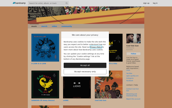cooloutsun.bandcamp.com