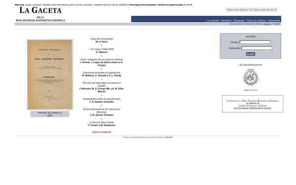 gaceta.rsme.es