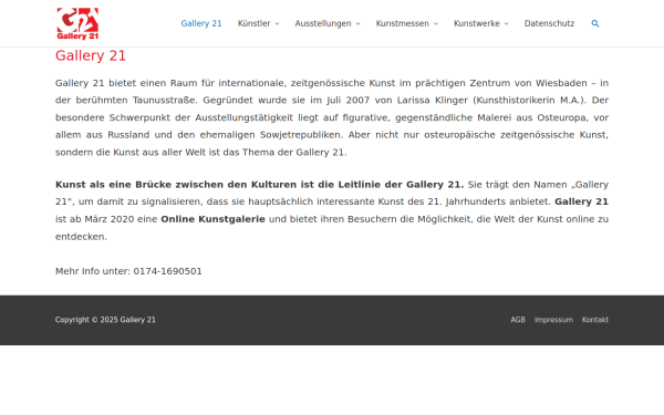 www.gallery21.de
