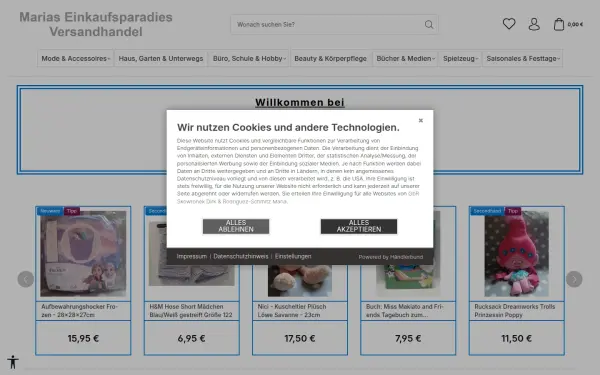 www.marias-einkaufsparadies.de
