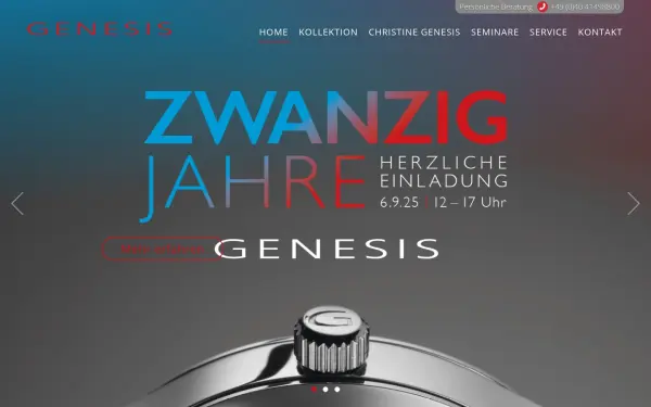 www.genesis-uhren.de