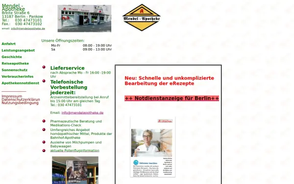 mendelapotheke.de