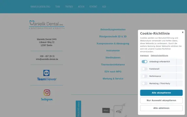 www.wanielikdental.de
