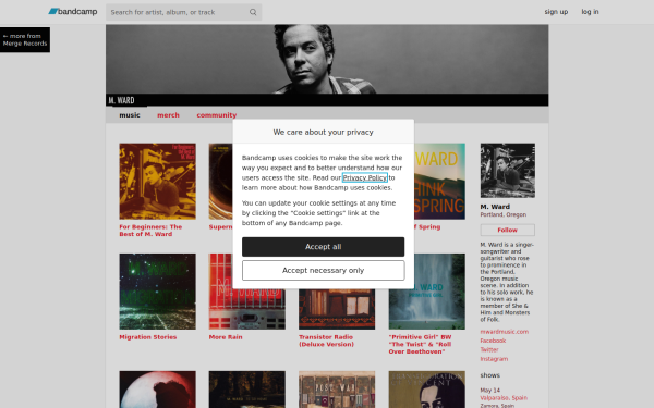 m-ward.bandcamp.com