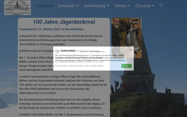 gruentendenkmal.de