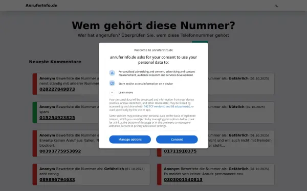 anruferinfo.de