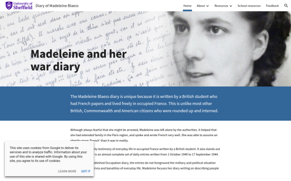 www.madeleineblaessproject.com