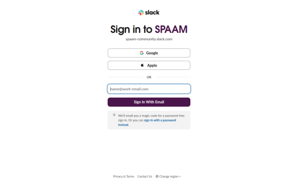 spaam-community.slack.com