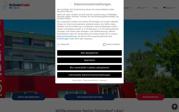 www.gruendercube.de