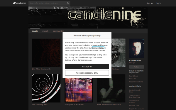 candlenine.bandcamp.com