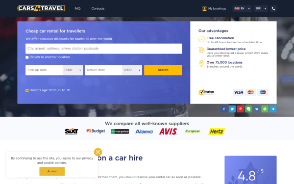 cars4travel.com