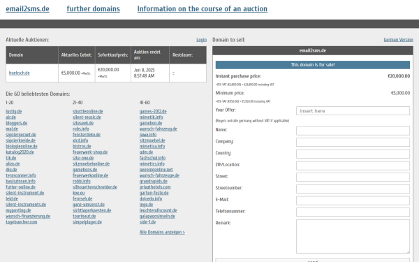 email2sms.de.domain-auktionen.info