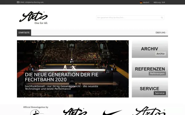 artos-fencing.com