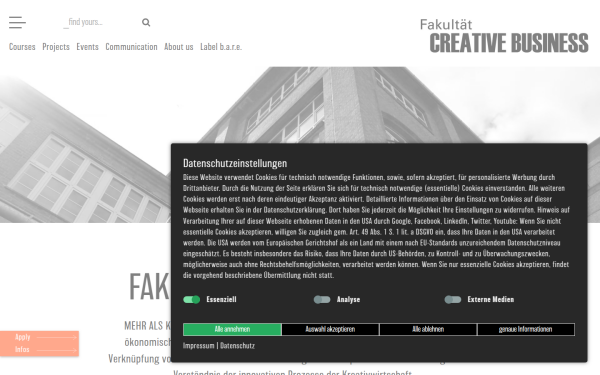 www.fakultaet-creative-business.de