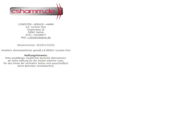 cshamm.de