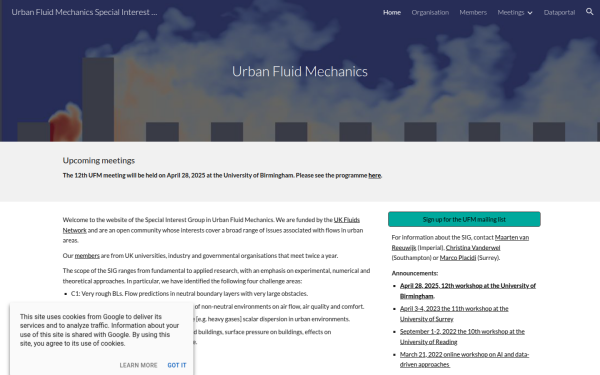 www.urbanfluidmechanics.org