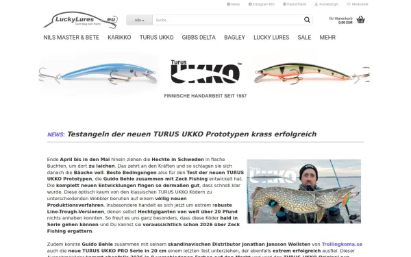 www.luckylures.eu