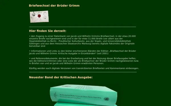 grimmbriefwechsel.de