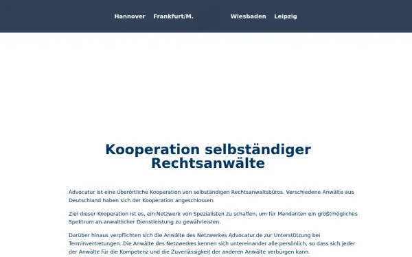 www.advocatur.de