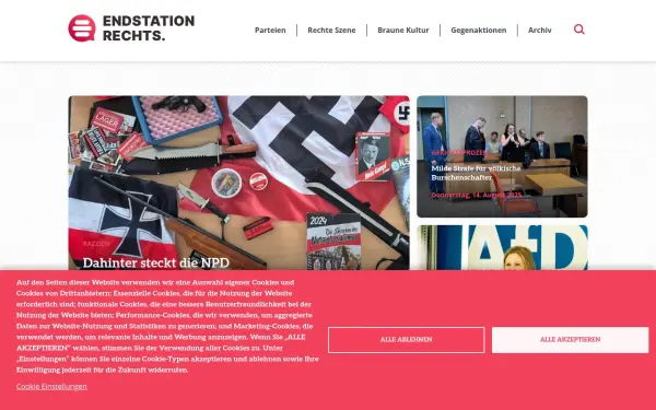 www.endstation-rechts.de