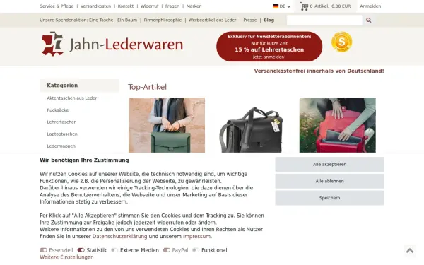 www.jahn-lederwaren.de