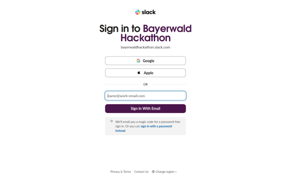 bayerwaldhackathon.slack.com