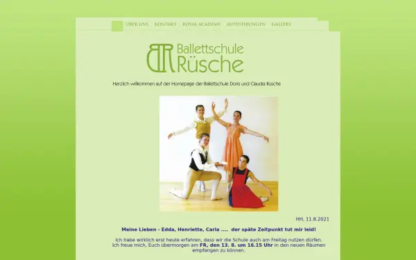 ballettschuleruesche.de