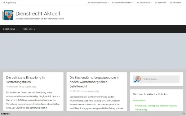 www.dienstrecht-aktuell.de