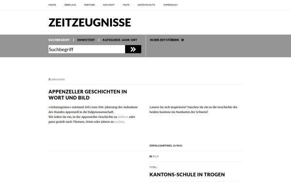 zeitzeugnisse.ch