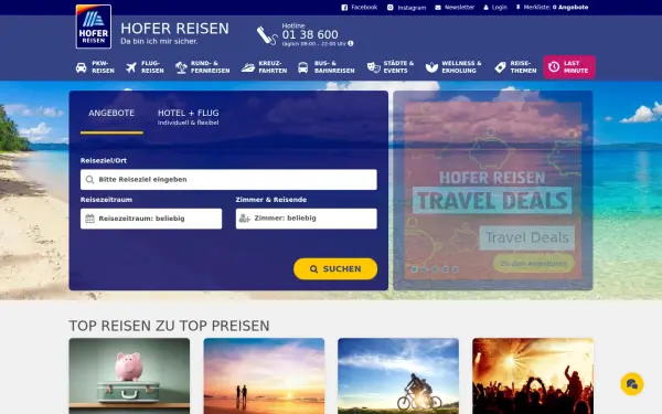 www.hofer-reisen.at