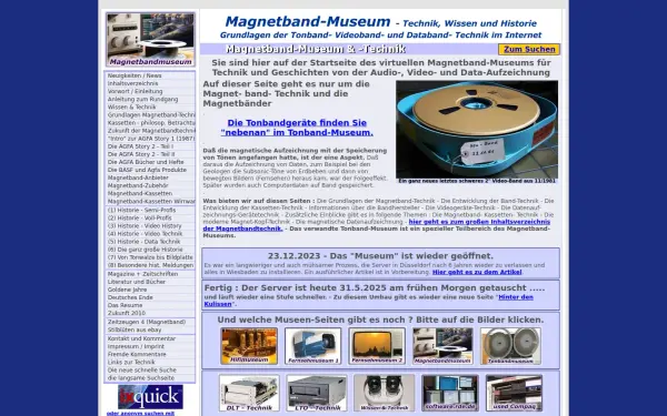magnetbandmuseum.de