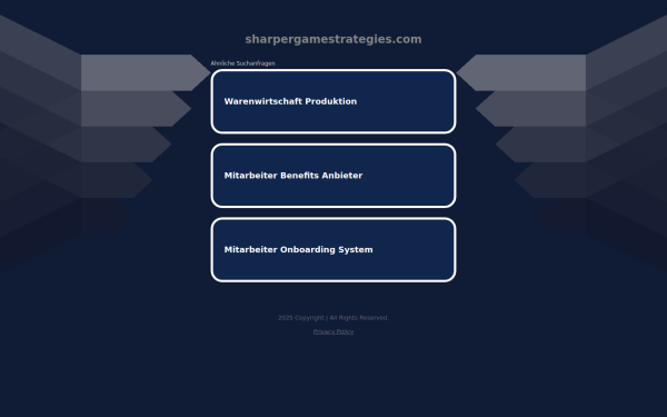 sharpergamestrategies.com