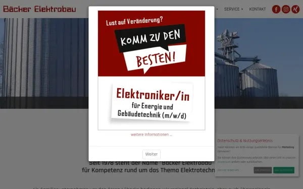 www.baecker-elektrobau.de