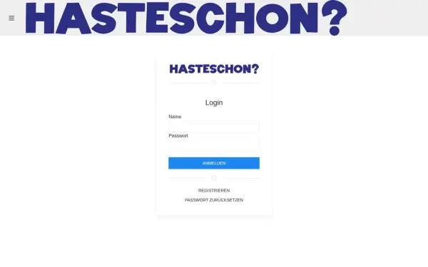 hasteschon.de