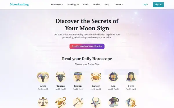 www.moonreading.com