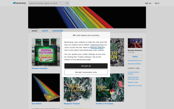 bombaestereo.bandcamp.com
