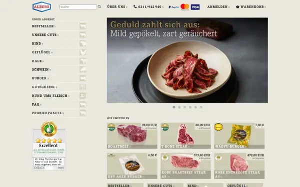www.albersfoodshop.de