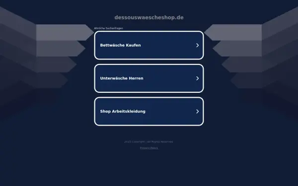 dessouswaescheshop.de