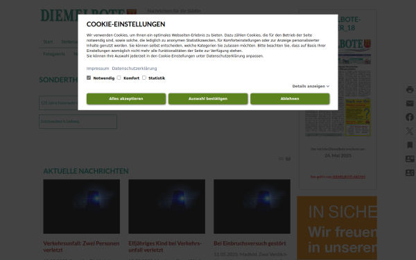 www.diemelbote.de