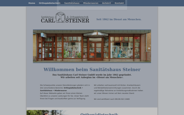 www.sanitaetshaus-steiner.de