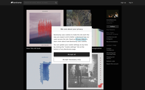 nuvolascura.bandcamp.com