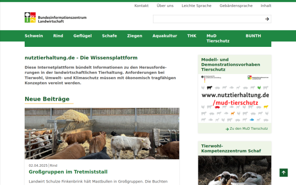 www.nutztierhaltung.de