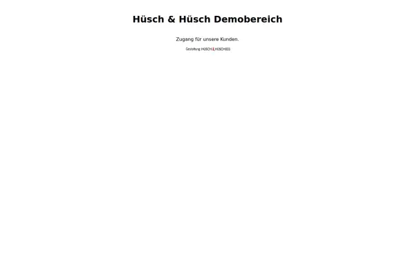 www.huesch-demo.de