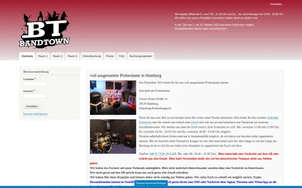 bandtown.de