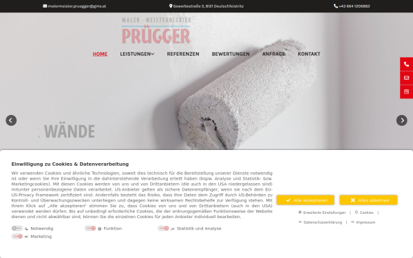 www.maler-pruegger.at