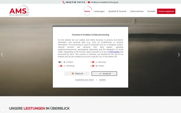 www.ams-metallbeschichtung.de
