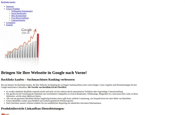 www.backlinks110.de